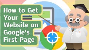steps to make website appear first in google search