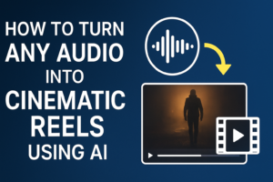 audio into video using ai