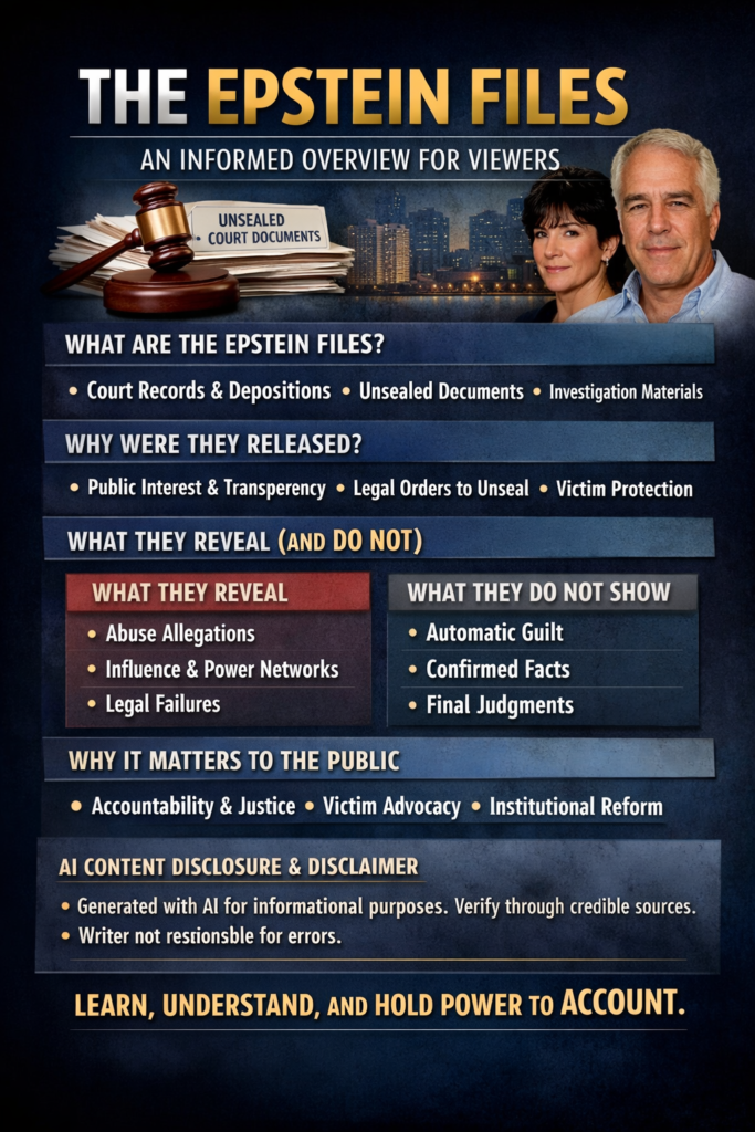 Jeffrey Epstein documents and files